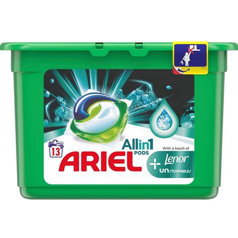 Detergent De Rufe Capsule Ariel All In One Pods Plus Lenor Curata