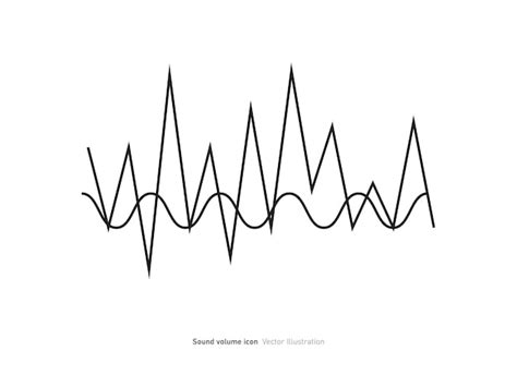 Premium Vector Sound Waves Linear Icons Set Vector Illustration