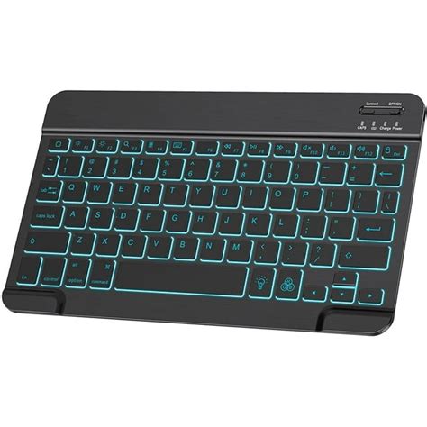 Wireless Backlit Keyboard, Rechargeable Bluetooth Luminated Keyboard ...