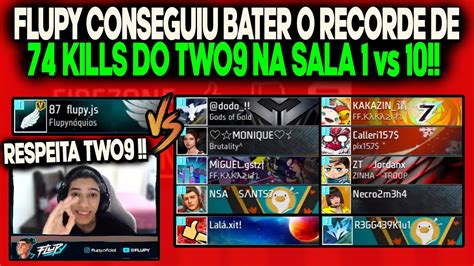 Flupy Conseguiu Bater O Recorde De Kills Do Two Na Sala Vs