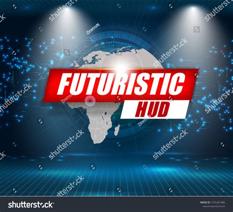 Futuristic Globalization Interface Stock Illustration 1275281986