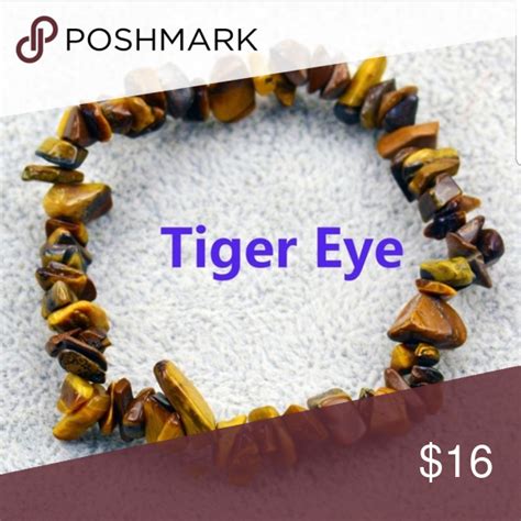 Genuine Gemstone Tiger Eye Stretch Bracelet