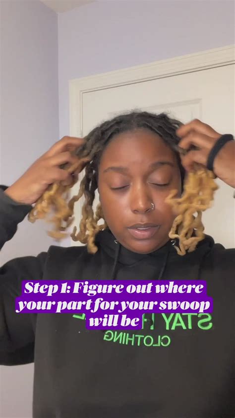 How To Swoop Low Bun Style On Locs Bun Styles Locs Locs Hairstyles