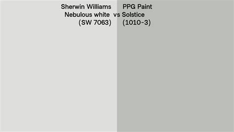 Sherwin Williams Nebulous White Sw Vs Ppg Paint Solstice