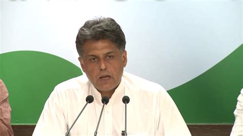 Aicc Press Briefing By Manish Tewari At Congress Hq April