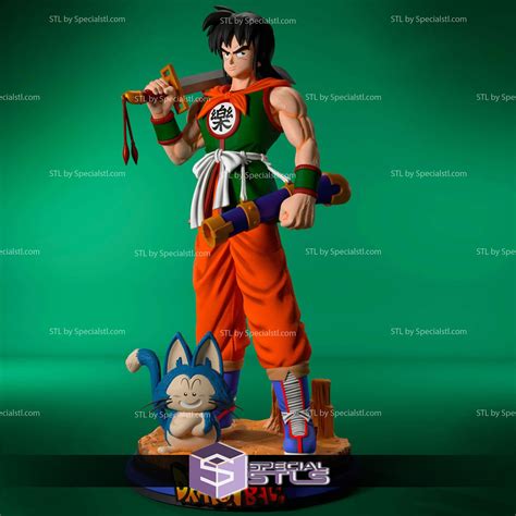 Yamcha and Puar V3 Digital Sculpture | SpecialSTL