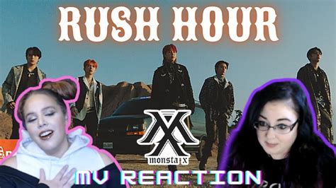 MONSTA X 몬스타엑스 Rush Hour MV K Cor Girls React YouTube