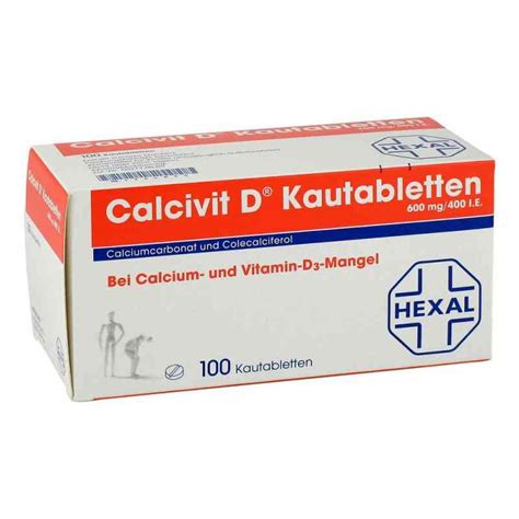 Calcivit D Kautabletten Mg Internationale Einheiten Stk