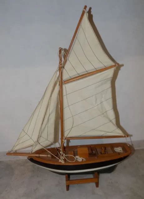 ANCIENNE MAQUETTE EN Bois Bateau Pen Duick Voilier EUR 24 50 PicClick FR