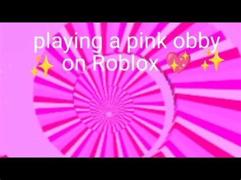 Playing Pink Obby On Roblox W Samantha Moise Youtube