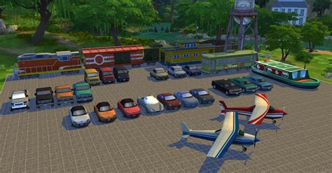 Mod The Sims Decorative Vehicles Cheat Cars Trains Planes Etc