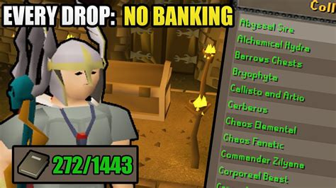 Completing Barrows Without Banking Every Drop No Banking Osrs