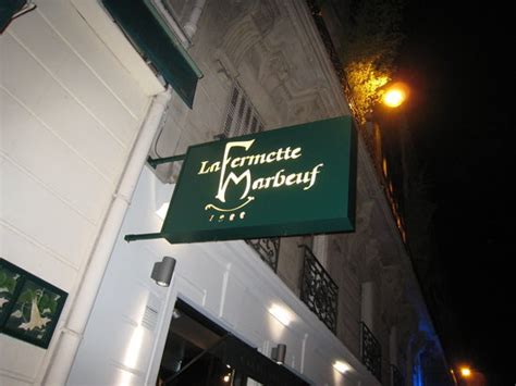 La Fermette Marbeuf Paris Champs Élysées Restaurant Avis Numéro