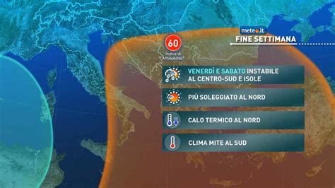 Meteo da venerdì 5 novembre perturbazione al Centro Sud METEO IT