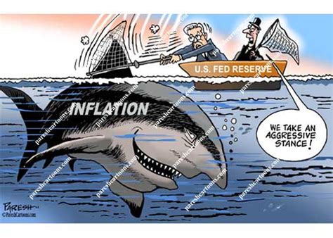 Inflation and Fed Reserve - Paresh Cartoons