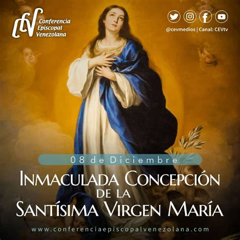 Solemnidad De La Inmaculada Concepci N Mar A La Primera Redimida