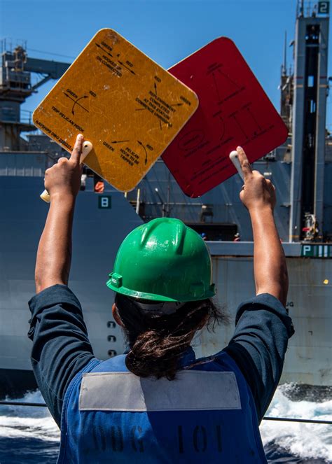 DVIDS Images USS Gridley Conducts A Replenishment At Sea With USNS