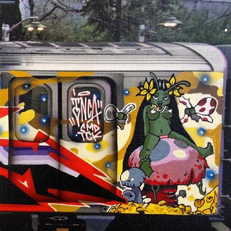 Inkaone Cmd Tck Auf Instagram Overkill Nyc Train Canvas Nyc Train