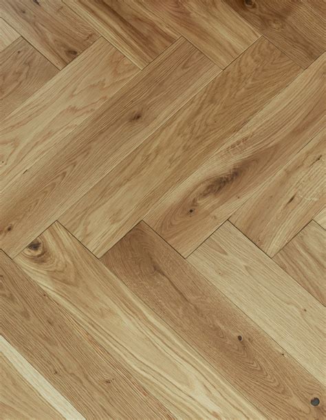 Engineered Herringbone European Oak Parquet Block Wood Floors Brushed And Natural Hardened Oiled