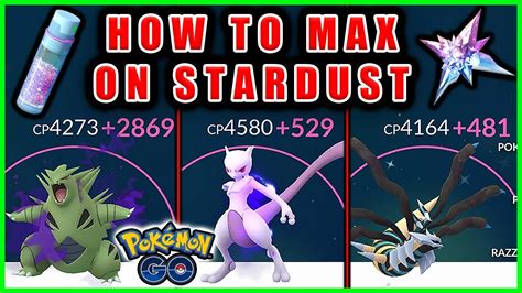 Best Ways To Get Stardust In Pokemon Go Youtube