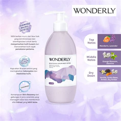 Jual Wonderly Brightening Serum Body Lotion Fearless Ml Wonderly