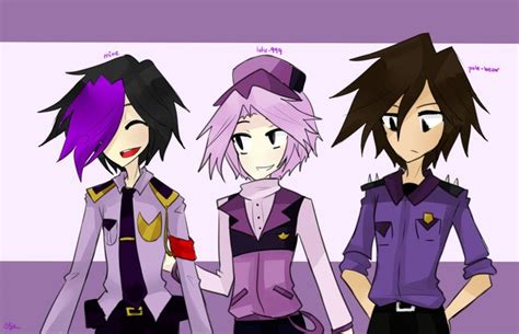 Purple Guys By Shweezyliz On Deviantart Purple Guy Fnaf Night Guards