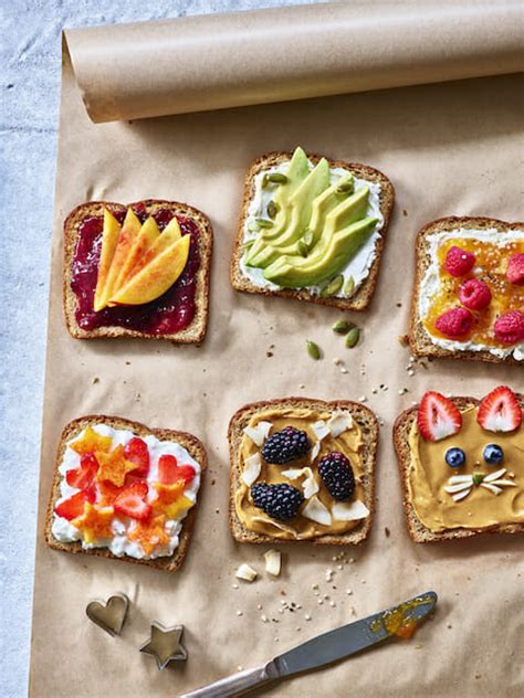 Healthy Breakfast Toast With All The Toppings Mom S Kitchen Handbook