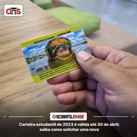 Carteira estudantil de 2023 é válida até 30 de abril saiba como