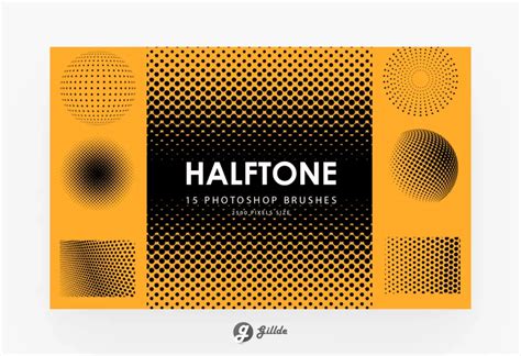 15 Best Halftone Brushes Photoshop Procreate Illustrator