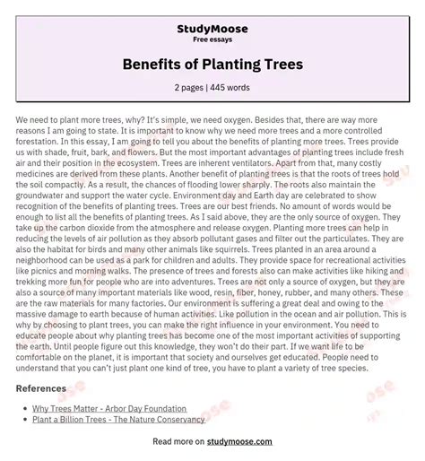 Importance Of Planting Trees Essay In Tamil Sitedoct Org