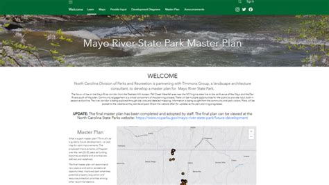 Mayo River State Park Master Plan Timmons Group