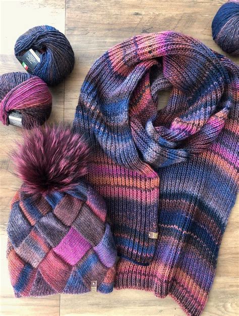 Knitted Hat Scarf Women Knit Hat And Scarf Knit Set Combo Etsy