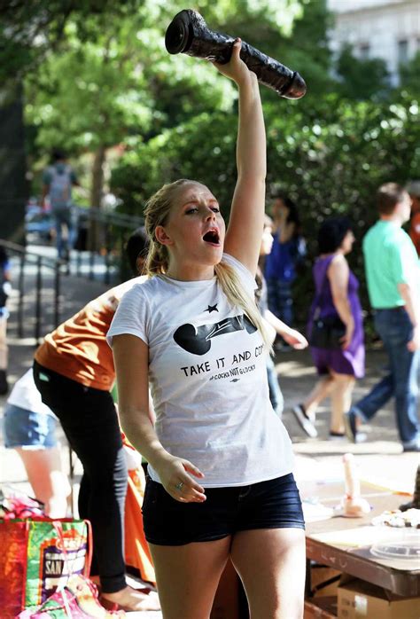 Social Media Photos From The Cocksnotglocks Protest At The University Of Texas At Austin