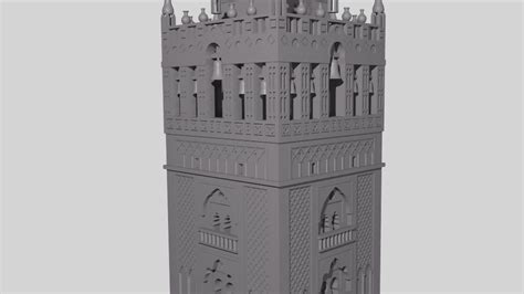 Giralda Sevilla Modelo 3d 90 Stl 3ds Unknown Free3d