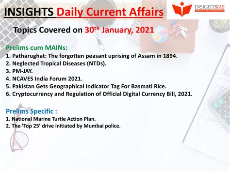 Insights Daily Current Affairs Pib Summary 26 June 2020 50 Off