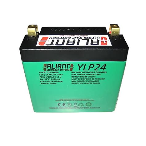 Aliant Lithium Motorcycle Battery YLP24 Reviews