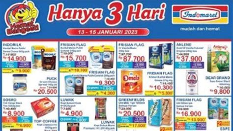 Katalog Lengkap Promo Jsm Indomaret Januari Belanja Irit