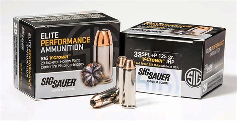 Sig Sauer Introduces Elite Revolver Loads In Special S W Special