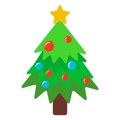 Christmas Tree With Star Flat Icon For Apps And Websites 13441435 PNG