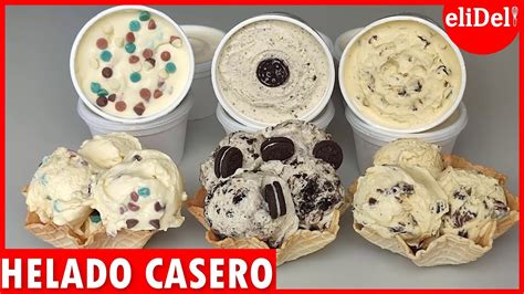 🍨helados Caseros 3 Sabores Con 4 Ingredientes En 5 Minutos Para Vender