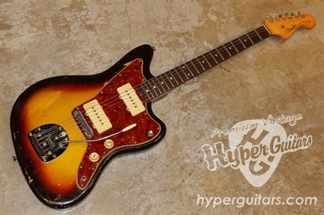 Fender 62 Jazzmaster Sunburst Slab Rose Hyper Guitars VINTAGE