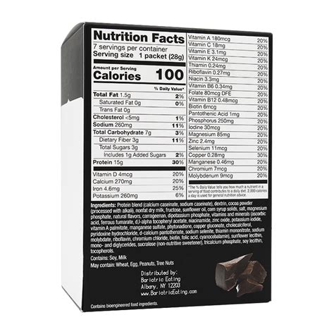 Bariatricpal 15g Protein Shake Or Pudding Chocolate