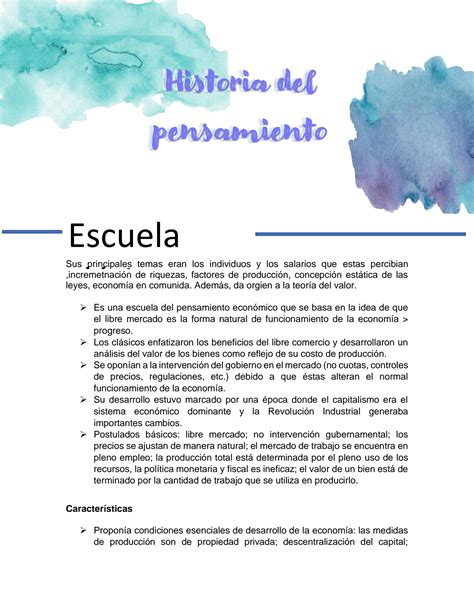 Solution Historia Del Pensamiento Econ Mica Autores Cl Sicos Studypool