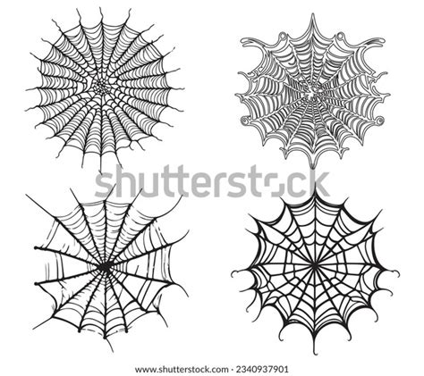 Spider Web Art Illustration Spider Web Stock Vector Royalty Free