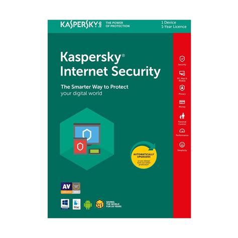 Kaspersky Internet Security 1 User 1 Year