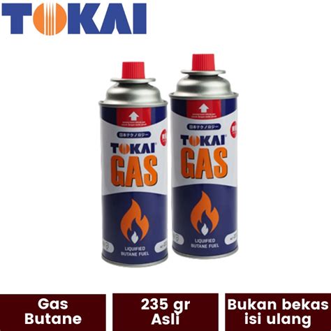 Jual Gas Butane Tokai Gram Gas Kaleng Portable Camping Liquified