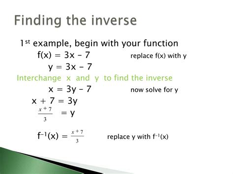 Inverse Functions Ppt