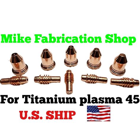 Harbor Freight Titanium Plasma 45 Plasma Cutter 10 Piece Nozzles And