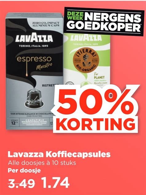 Lavazza Koffiecapsules Aanbieding Bij PLUS