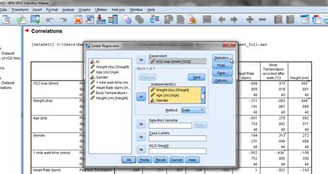 Full Model Testing Multiple Linear Regression In Spss Youtube